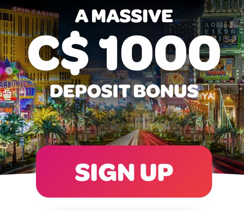Spin Casino welcome bonus