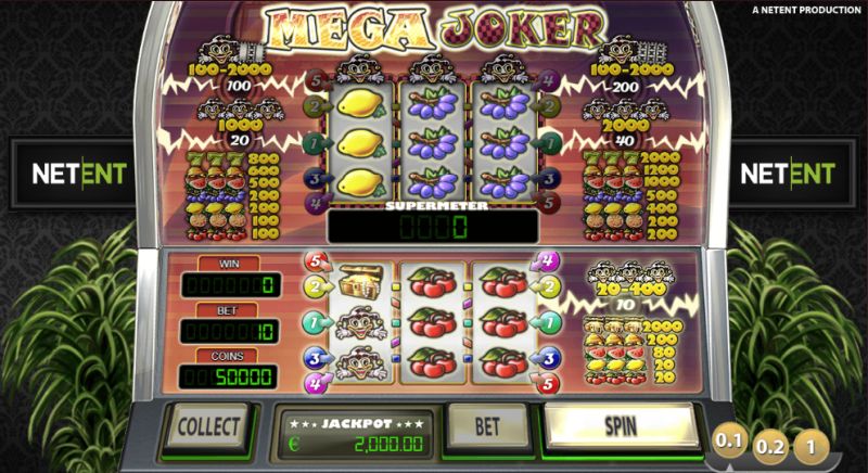 Mega Joker slot machine hits