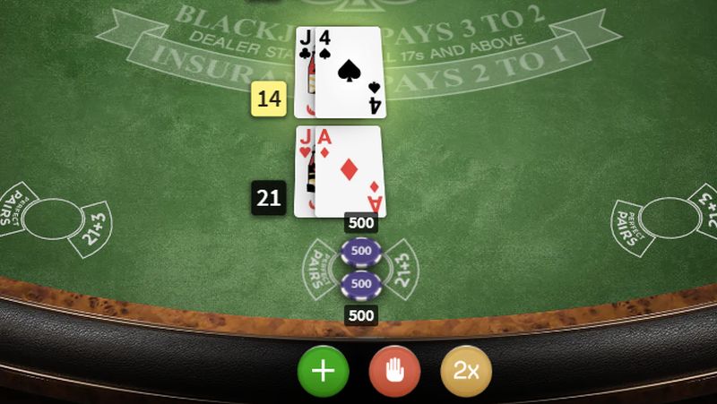 splitting in blackjack